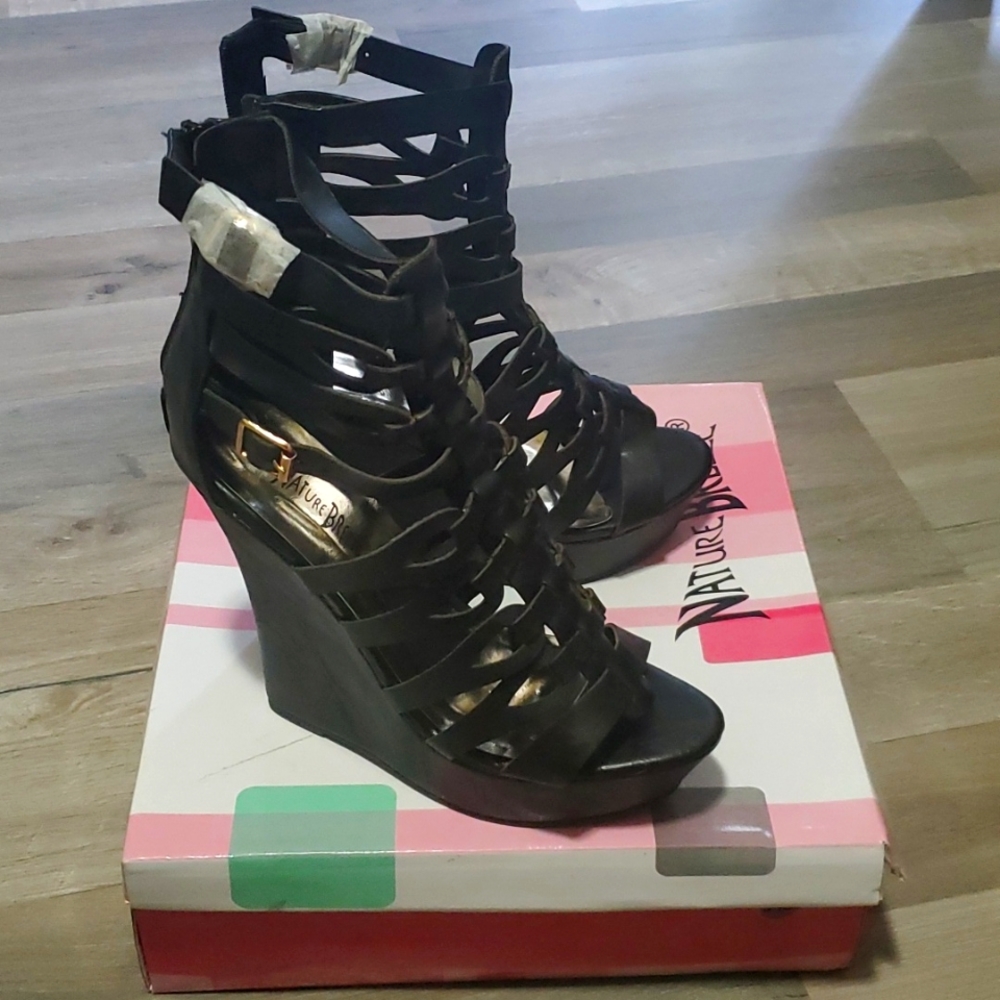 Sexy Gladiator Wedges Sz. 9